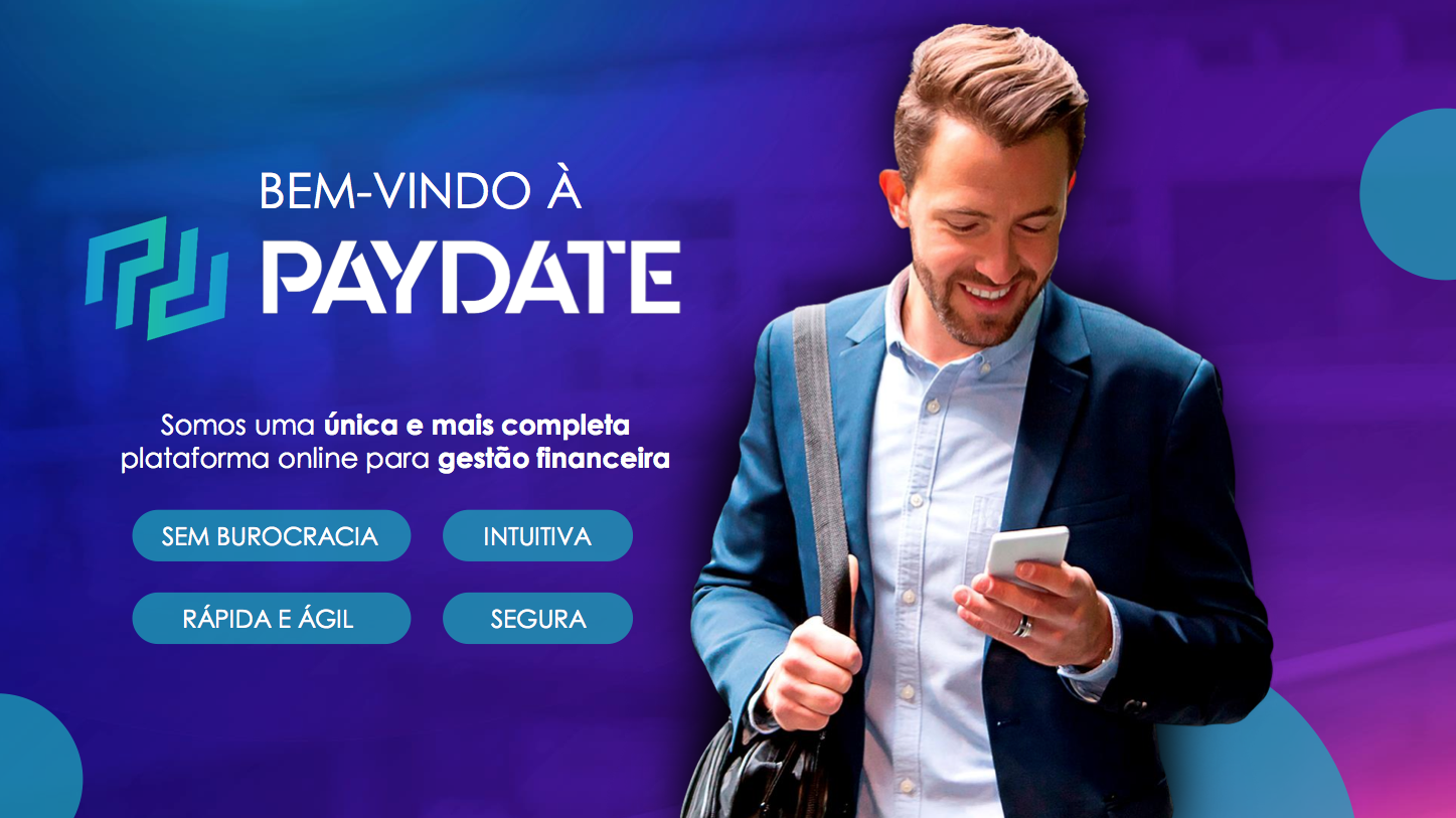 Paydate – Plataforma online para automação e gestão financeira etapa 2