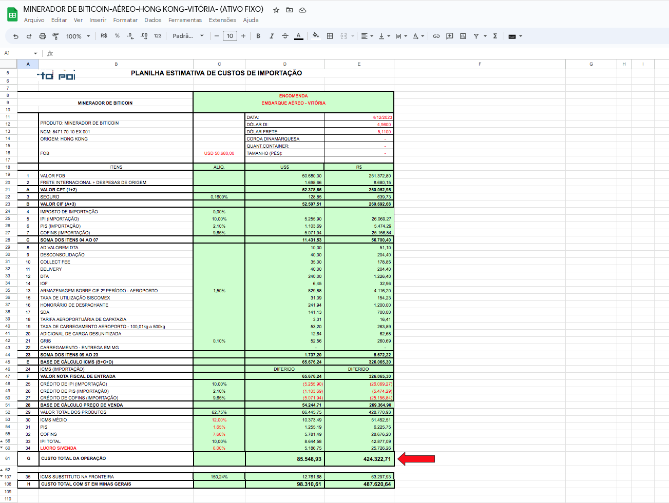 Projeto Mineradora Bitcoin