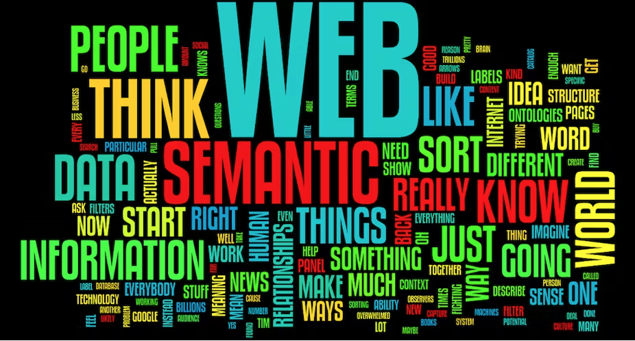 A pesquisa semântica trata de reconhecer o significado das palavras, não apenas as palavras em si.