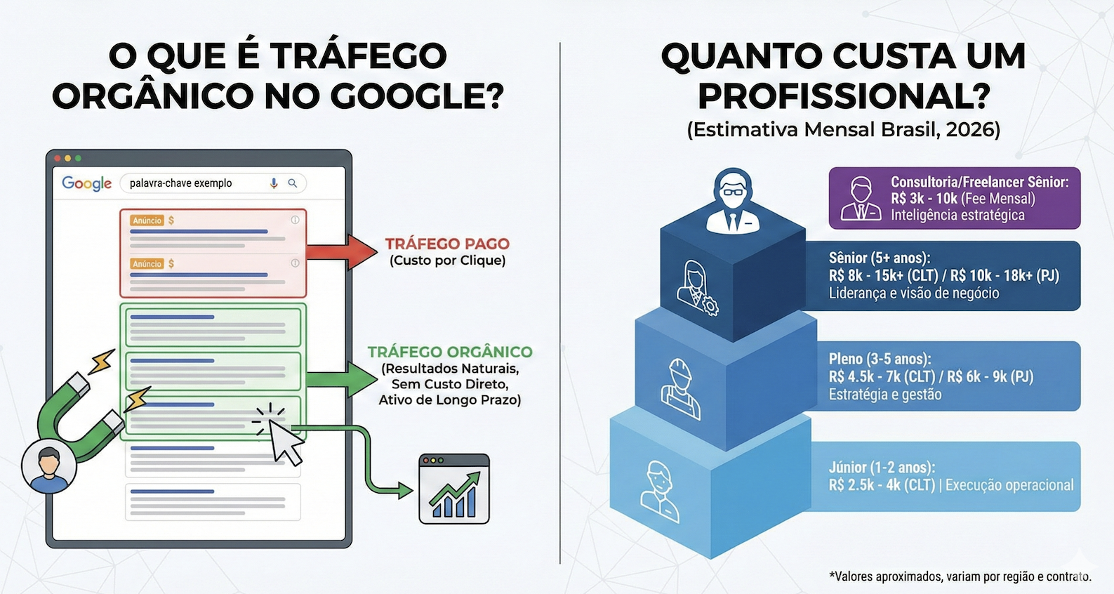 O Que é Tráfego Orgânico no google e quanto custa um profissional? O Que é Tráfego Orgânico no google e quanto custa um profissional?